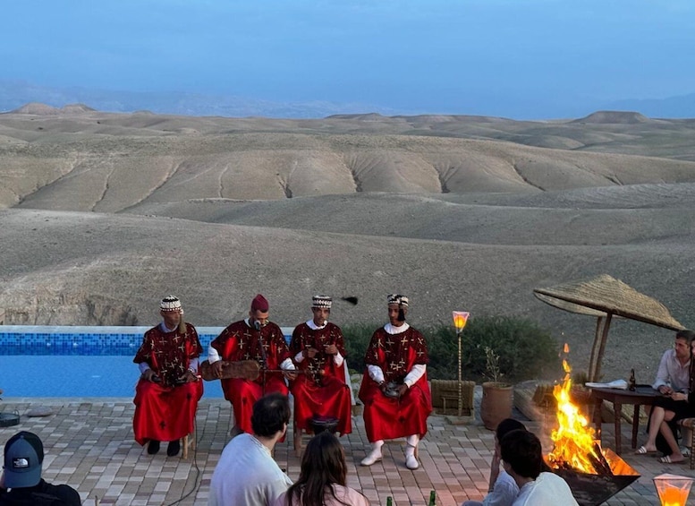 Picture 16 for Activity Marrakech: Agafay Desert Retreat, Tent, Dinner, Show & Pool