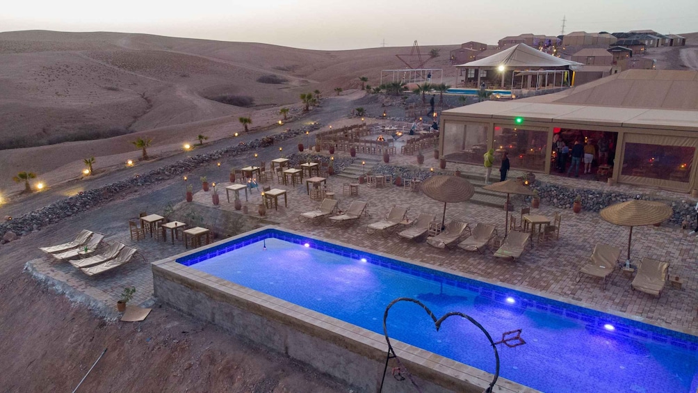 Picture 19 for Activity Marrakech: Agafay Desert Retreat, Tent, Dinner, Show & Pool