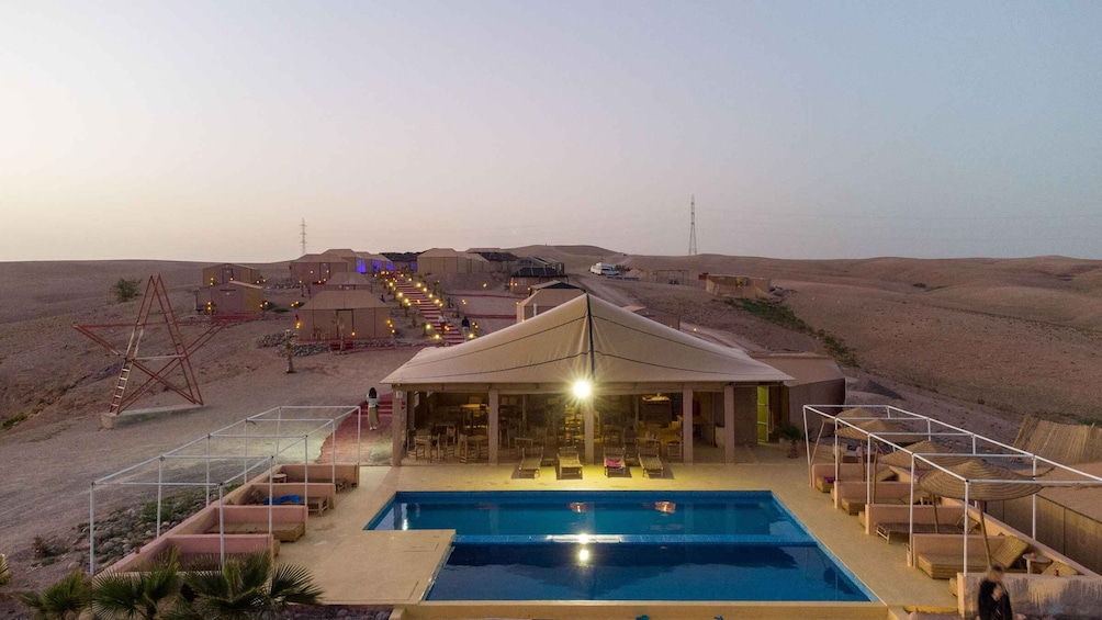 Picture 21 for Activity Marrakech: Agafay Desert Retreat, Tent, Dinner, Show & Pool