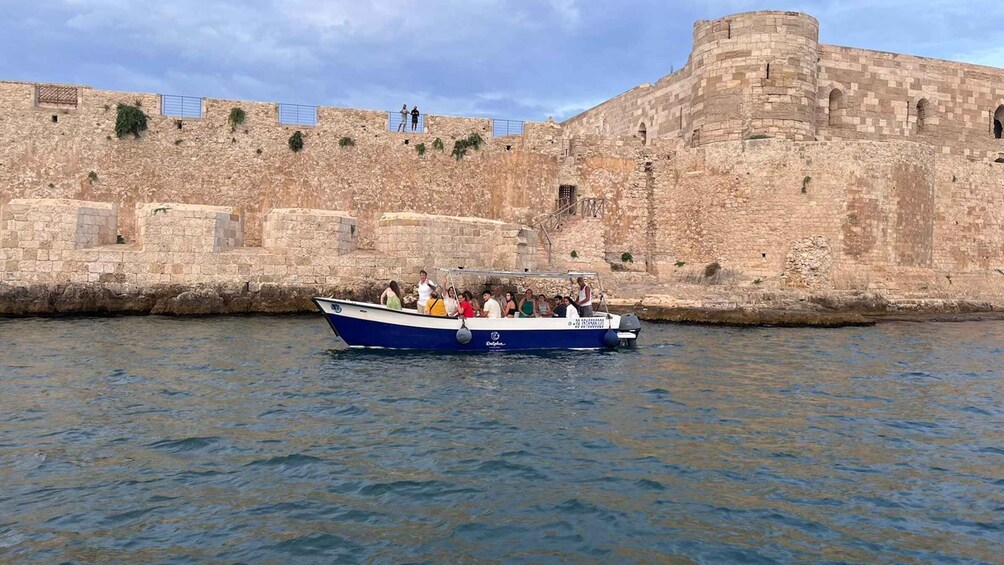 Picture 3 for Activity Syracuse: Pillirina, Ortigia, and Sea Caves Tour by Boat