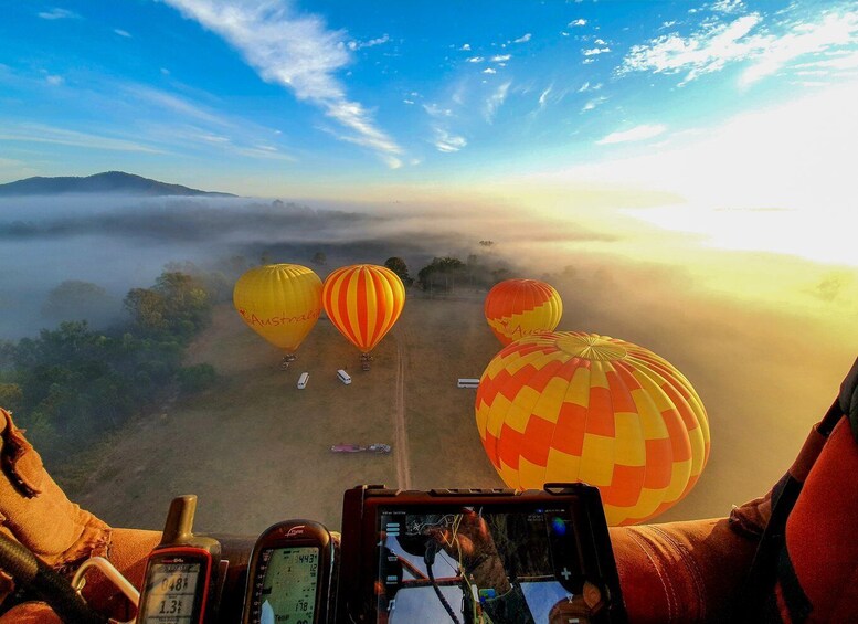 Picture 8 for Activity Brisbane: Hot Air Balloon Flight with Vineyard Breakfast