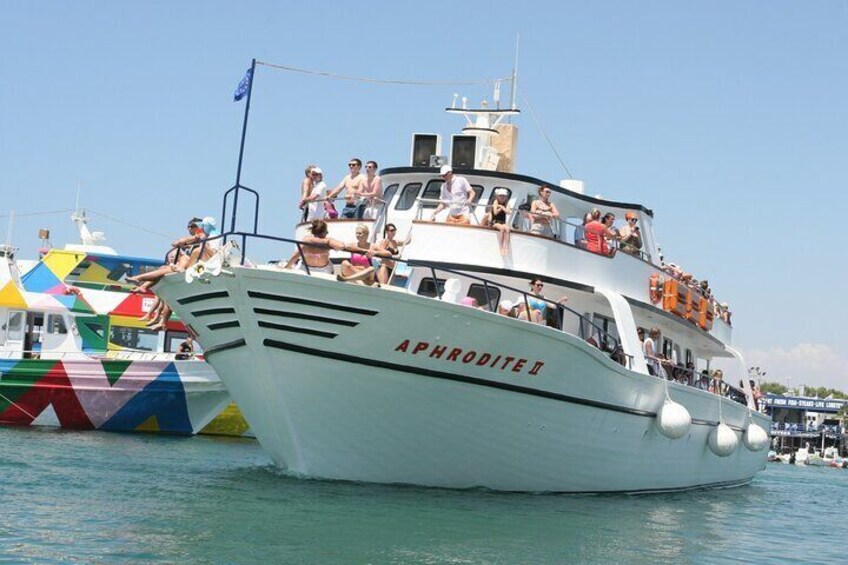 Departure from Ayia Napa Harbour.