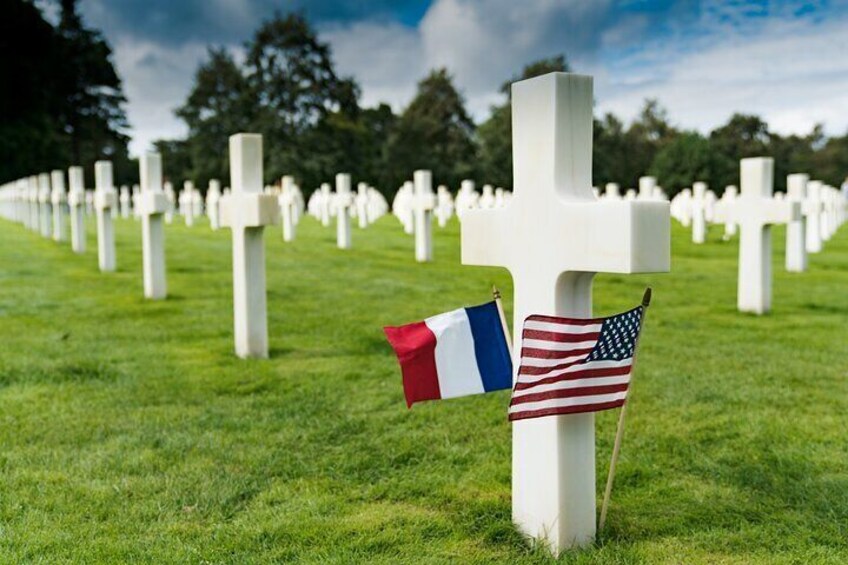 DDay American Beaches and US Airborne Full Day Tour from Bayeux 
