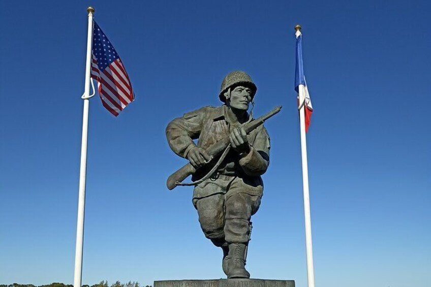 DDay American Beaches and US Airborne Full Day Tour from Bayeux 