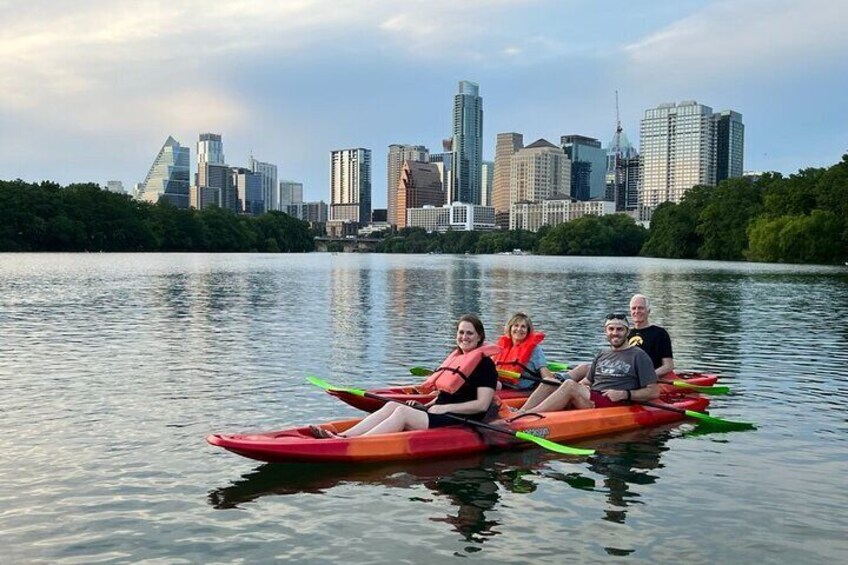 Downtown Sunset Kayak with 1.5 Million Bats