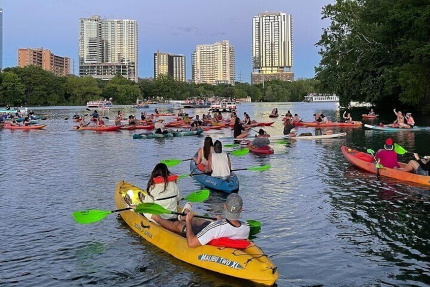 Downtown Austin Sunset Kayak Tour with 1.5 Million Bats