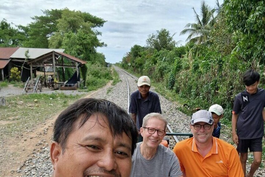 Local bamboo train