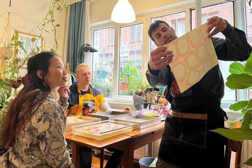 Paint on the Water - Authentic Turkish Art Workshop at Local Home