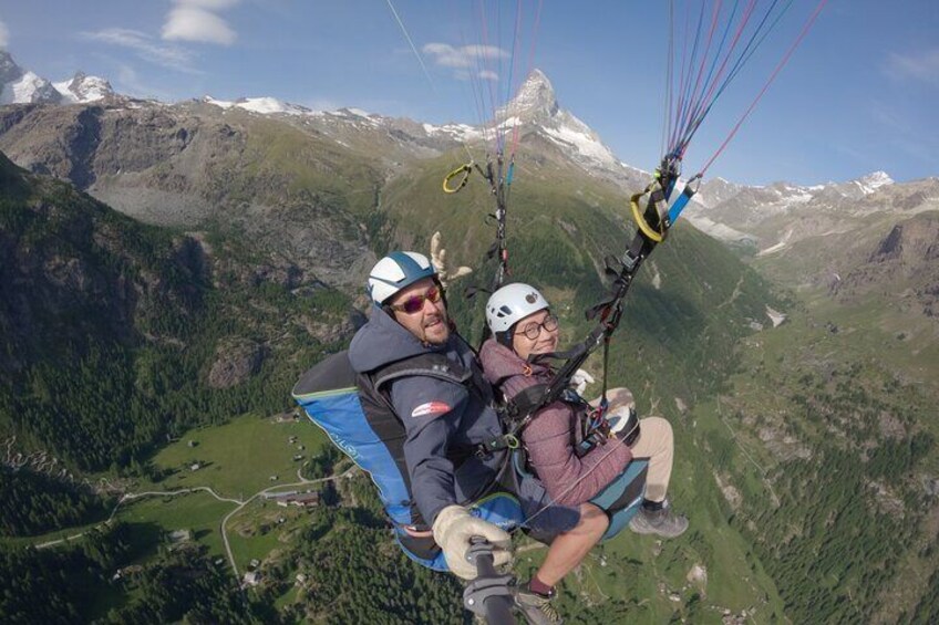 summer paragliding