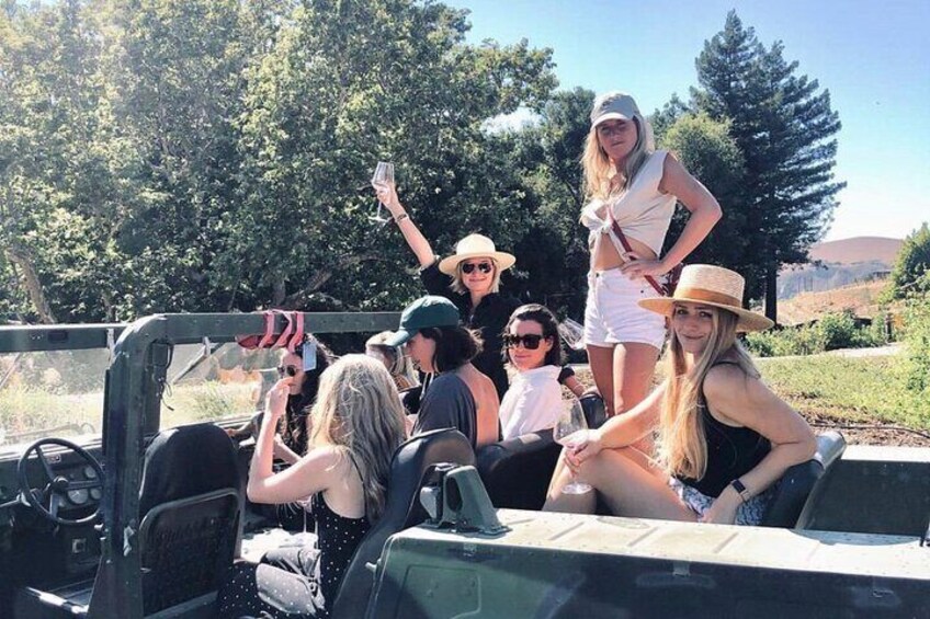Girls trip having a blast with Destination Drivers.