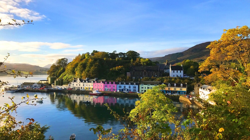 Town on Scottish coastline