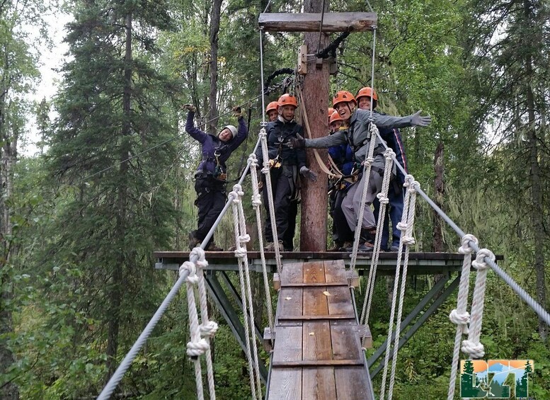 Picture 5 for Activity Seward: Stoney Creek Canopy Tour with Zipline