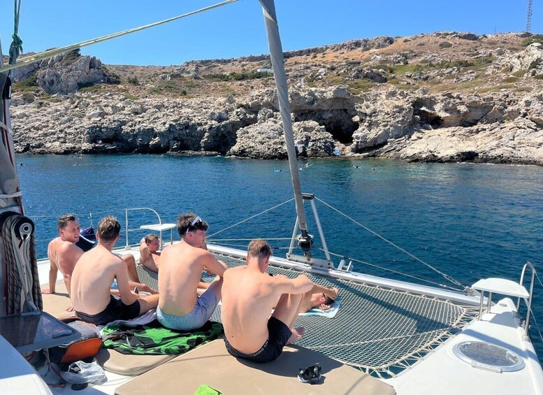 Picture 25 for Activity Rhodes: Sailing Catamaran Day Cruise with food and drinks