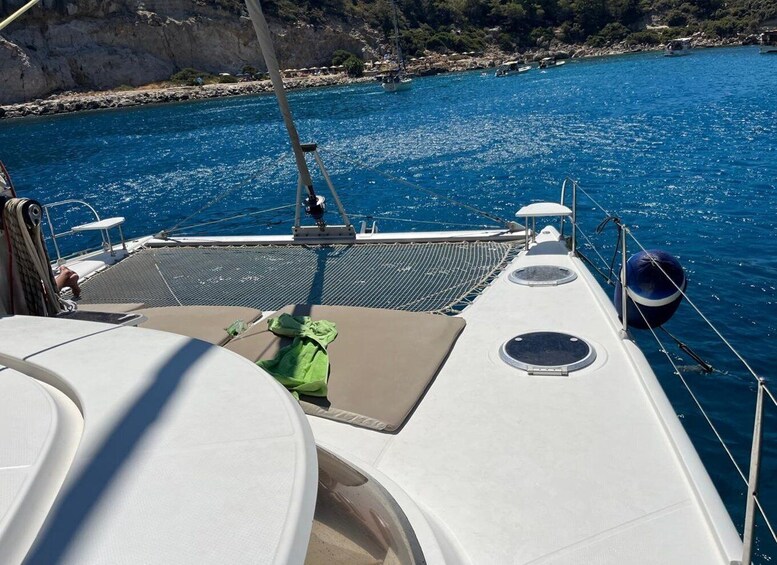 Picture 22 for Activity Rhodes: Sailing Catamaran Day Cruise with food and drinks