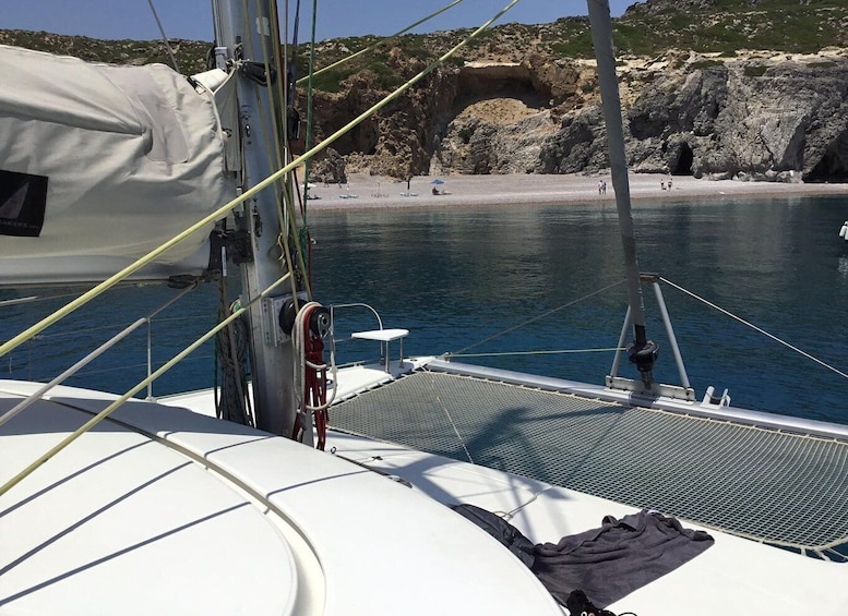 Picture 16 for Activity Rhodes: Sailing Catamaran Day Cruise with food and drinks