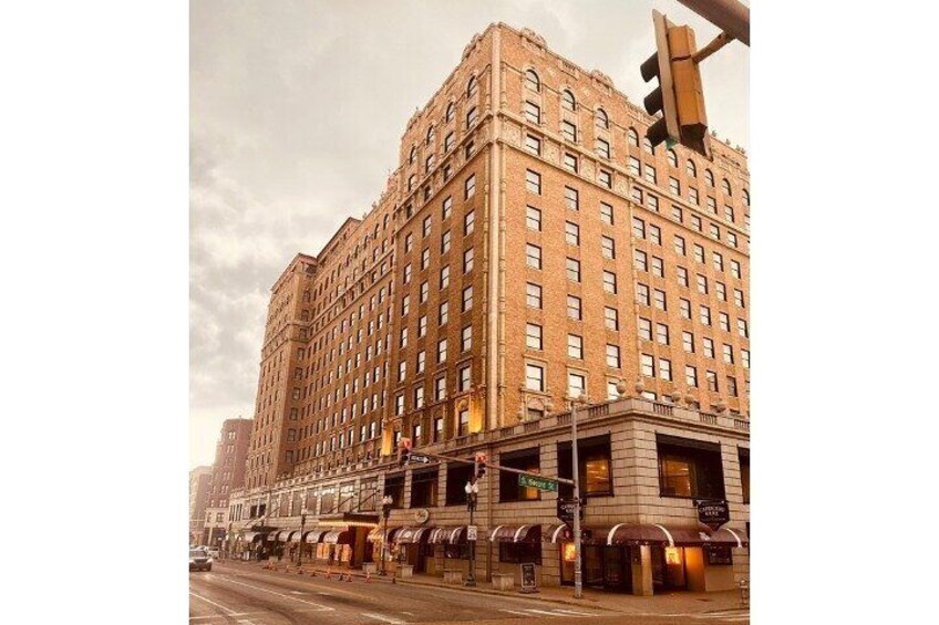The historic Peabody Hotel - Memphis's grand landmark since 1869.