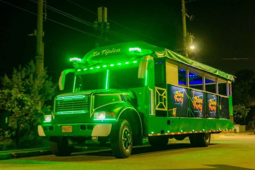 Picture 5 for Activity Cartagena: Chiva Party Bus Tour with Disco Entry