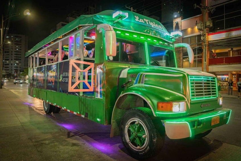Picture 4 for Activity Cartagena: Chiva Party Bus Tour with Disco Entry