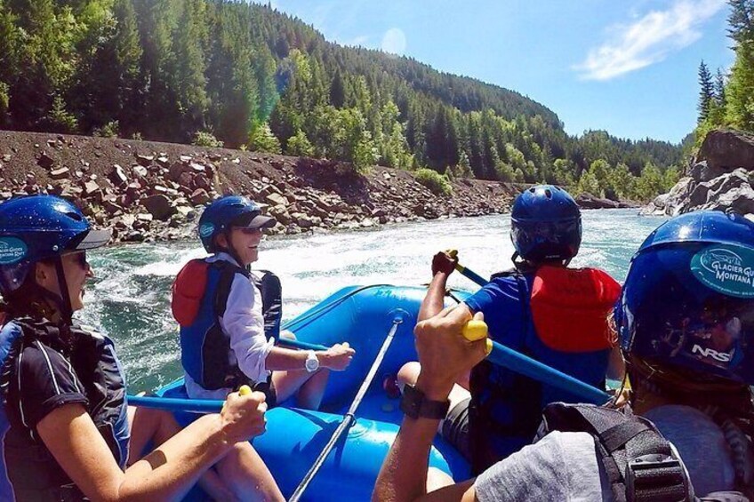 The whitewater is fun, and so are the friends you'll make in the boat.