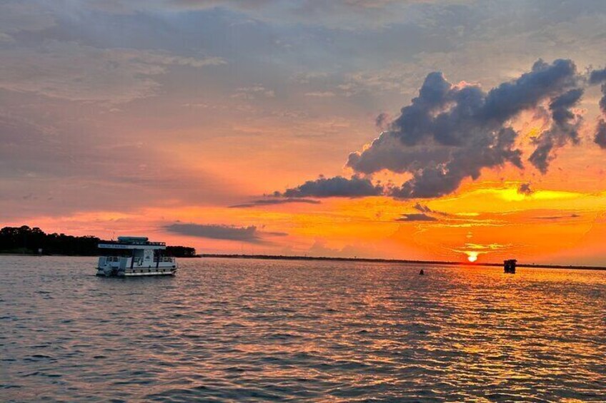 Guided Sunset and Dolphin Cruise Non Private in Destin, FL