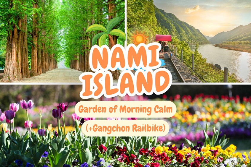 Picture 18 for Activity Seoul: Nami Island and Garden of Morning Calm (+Railbike)
