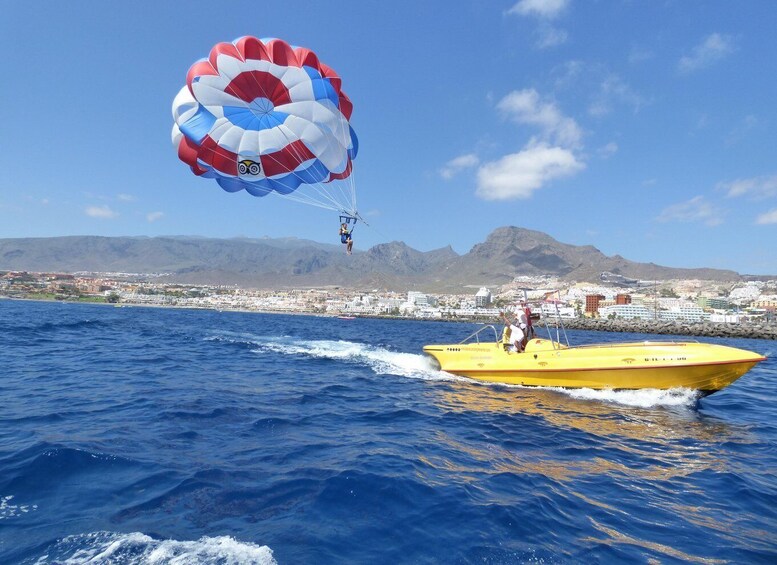 Picture 3 for Activity Tenerife South: Parascending Experience with Boat Ride