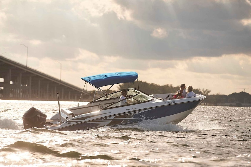 Picture 1 for Activity Miami: Private Boat Rental with champagne and captain