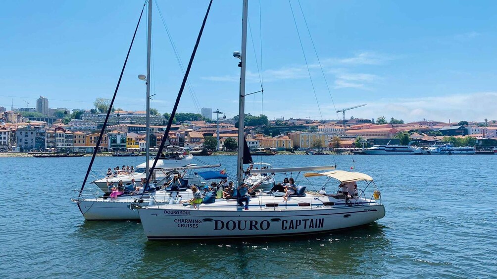 Picture 10 for Activity Porto: Private Sailboat Trip with Wine Tasting & Charcuterie
