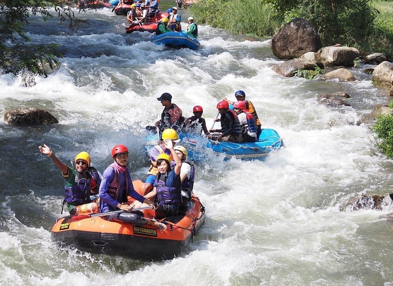 Phuket: Monkey Cave, Water Rafting, Zipline with ATV Option