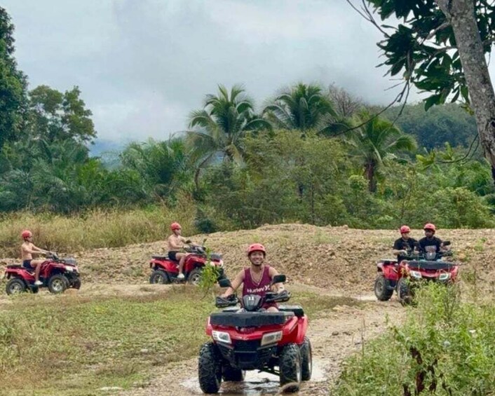 Picture 9 for Activity Phuket: Monkey Cave, Water Rafting, Zipline with ATV Option