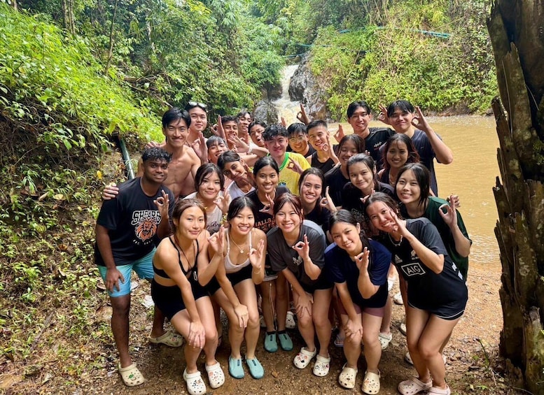 Picture 2 for Activity Phuket: Monkey Cave, Water Rafting, Zipline with ATV Option