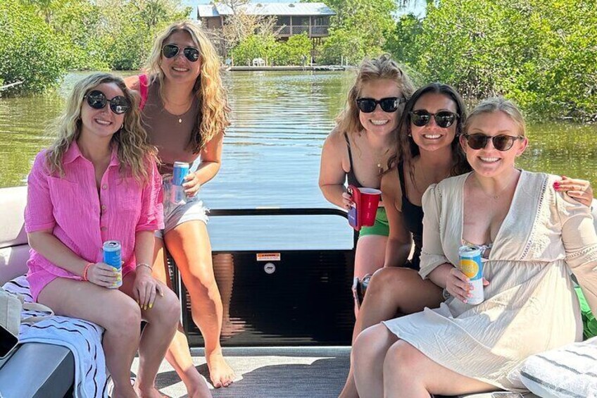 Naples Private Boat with All Beach Amenities and Captain