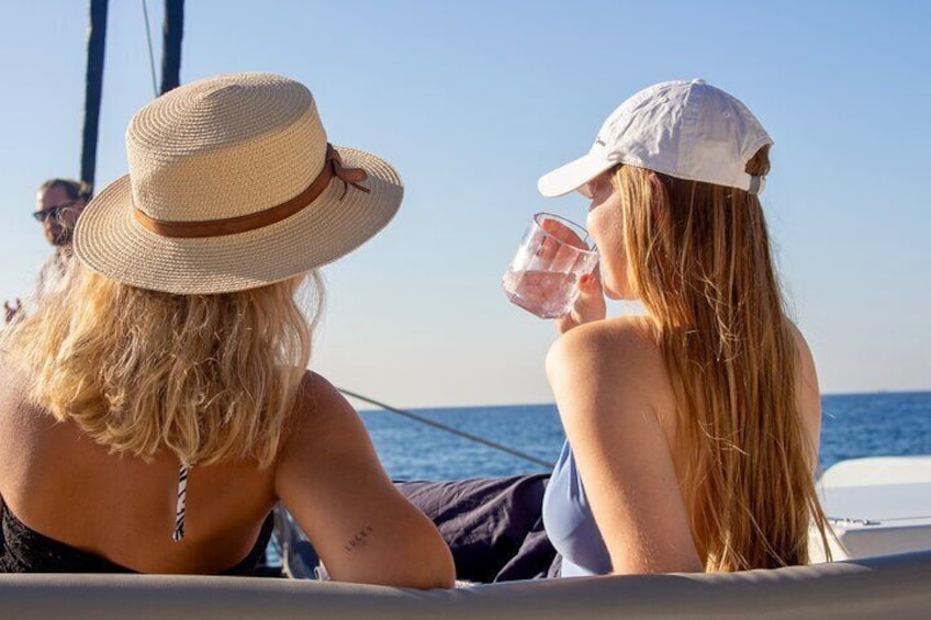 Catamaran Sailing in Palma Mallorca includes Aperitif and BBQ