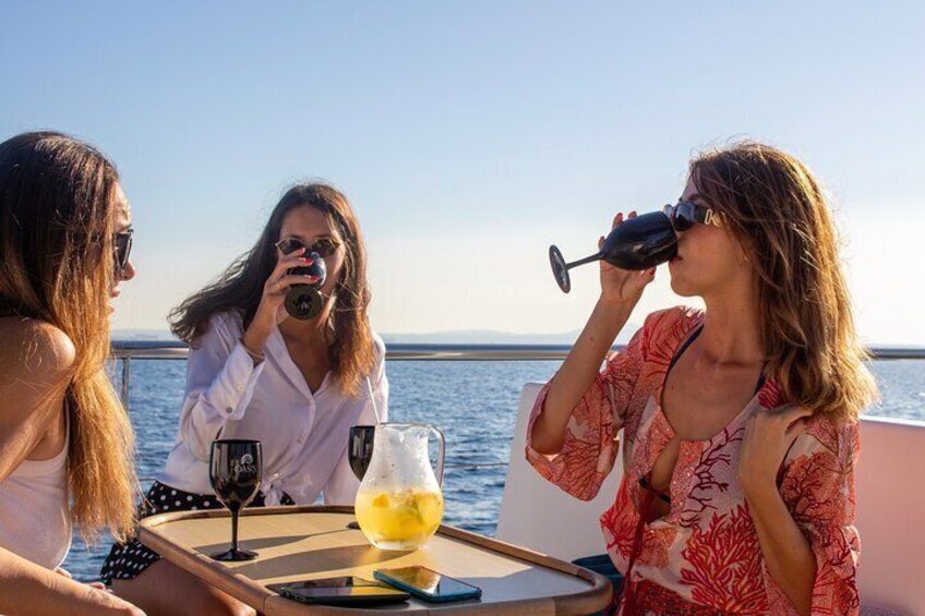Catamaran Sailing in Palma Mallorca includes Aperitif and BBQ