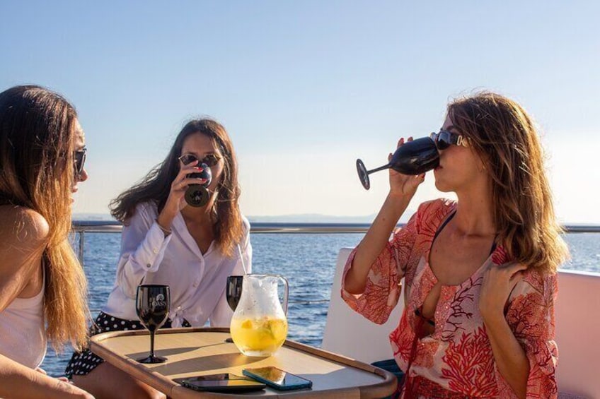 Catamaran Sailing in Palma Mallorca includes Aperitif and BBQ