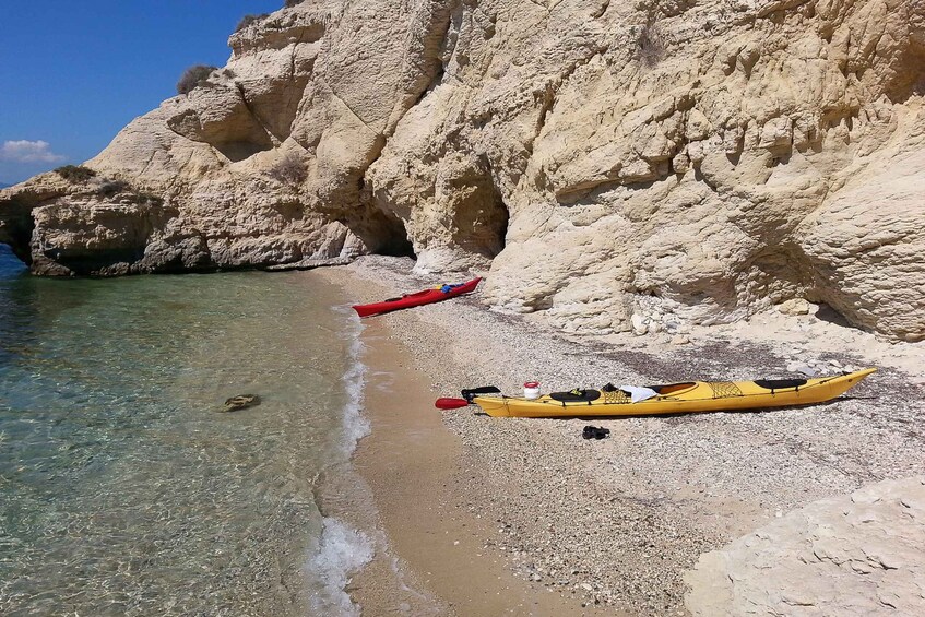 Picture 2 for Activity Cagliari: Exclusive small group Kayak tour at Devil"s Saddle