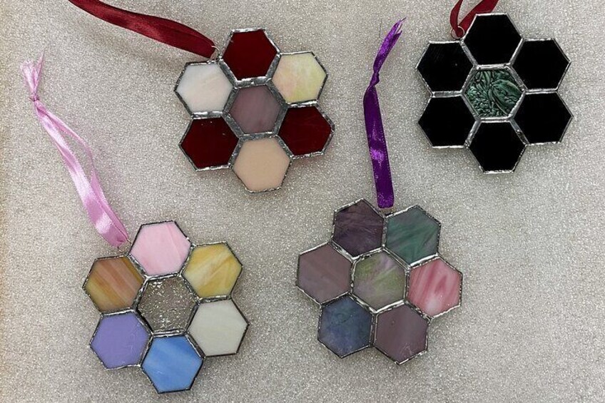 Make Your Own Stained Glass Honeycomb