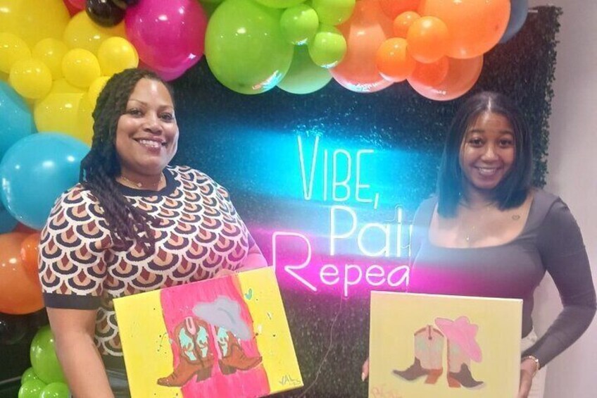 Hip Hop, R&B Paint and Sip Party Experience