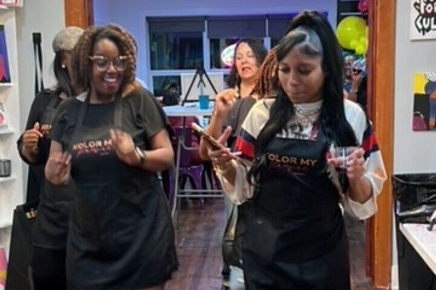 Hip Hop, R&B Paint and Sip Party Experience