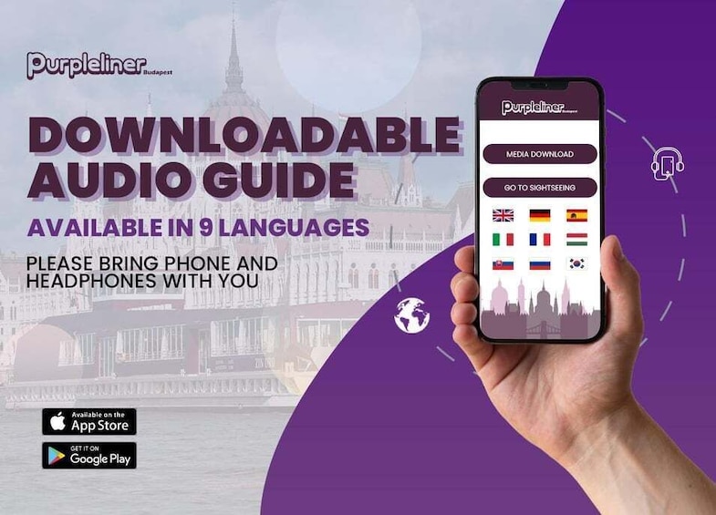 Picture 2 for Activity Budapest: Danube River Sightseeing Cruise with Audio Guide