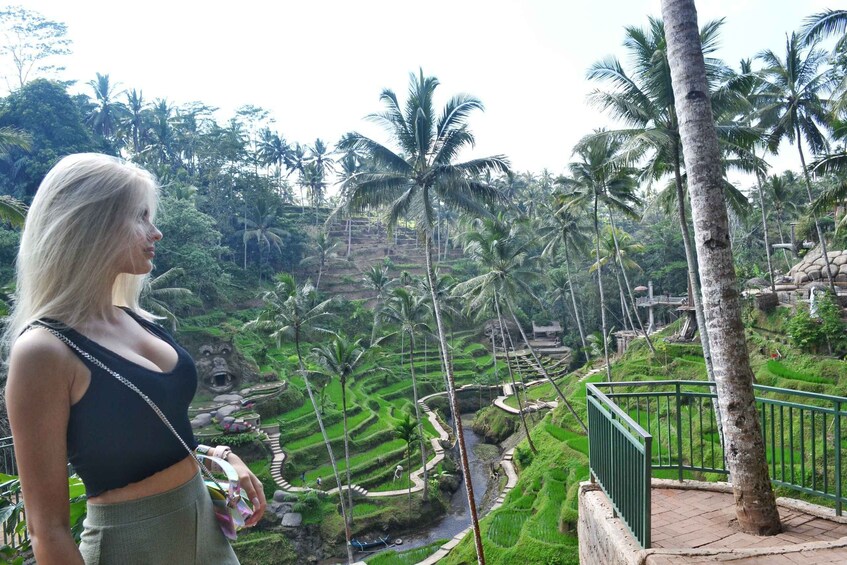 Picture 2 for Activity Bali: Private Ubud Waterfall, Village and Pool Club Day Trip