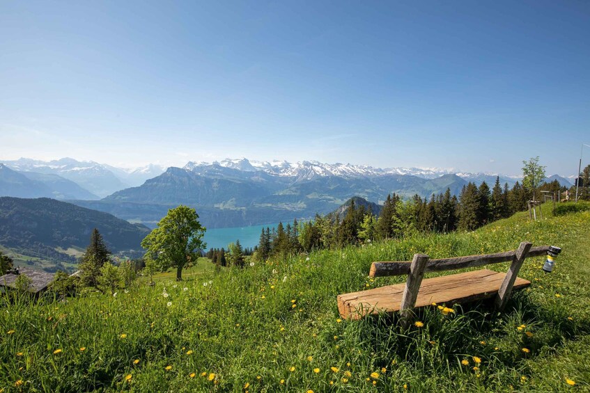 Picture 2 for Activity Lucerne: Boat Trip, Mount Rigi Train, & Mineral Baths Ticket