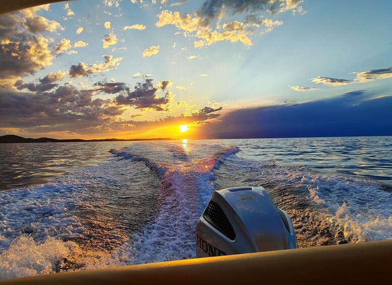 Romantic Sunset Cruise from Zadar by Speedboat