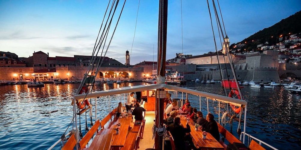 Picture 7 for Activity Dubrovnik: Sunset Dinner Cruise around the Old Town