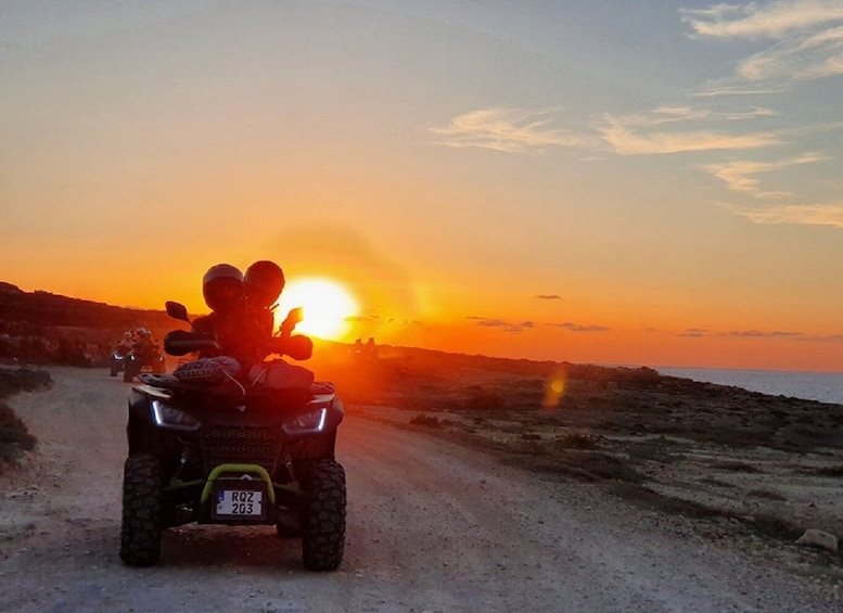 From Malta: Blue Lagoon and Gozo Tour w/Quads and Dinner