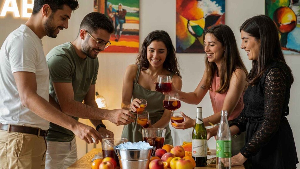 Picture 4 for Activity Barcelona: Paella Cooking Class with Market Visit and More