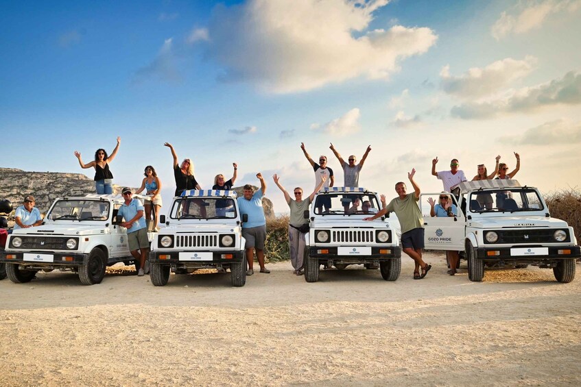Picture 1 for Activity Gozo: Customizable Private Guided Jeep Tour with Lunch