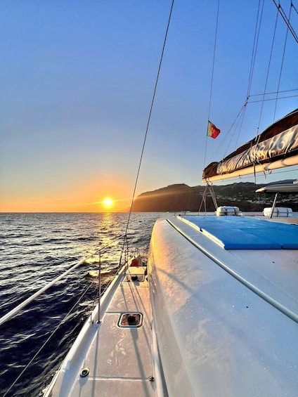 From Funchal: Cabo Girao Sunset Cruise on Luxury Catamaran