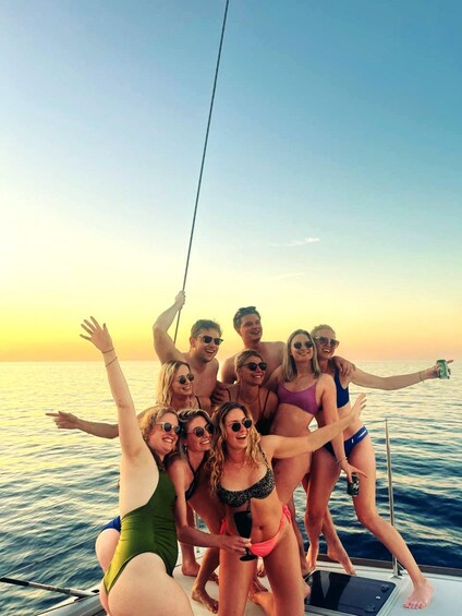 Picture 15 for Activity Chania: Private Day Catamaran Cruise with Swimming and Meal