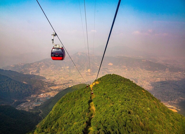 Kathmandu: Chandragiri Cable Car and Monkey Temple Tour